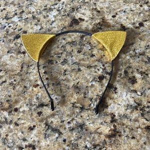 Girls, headband, cat ears gold